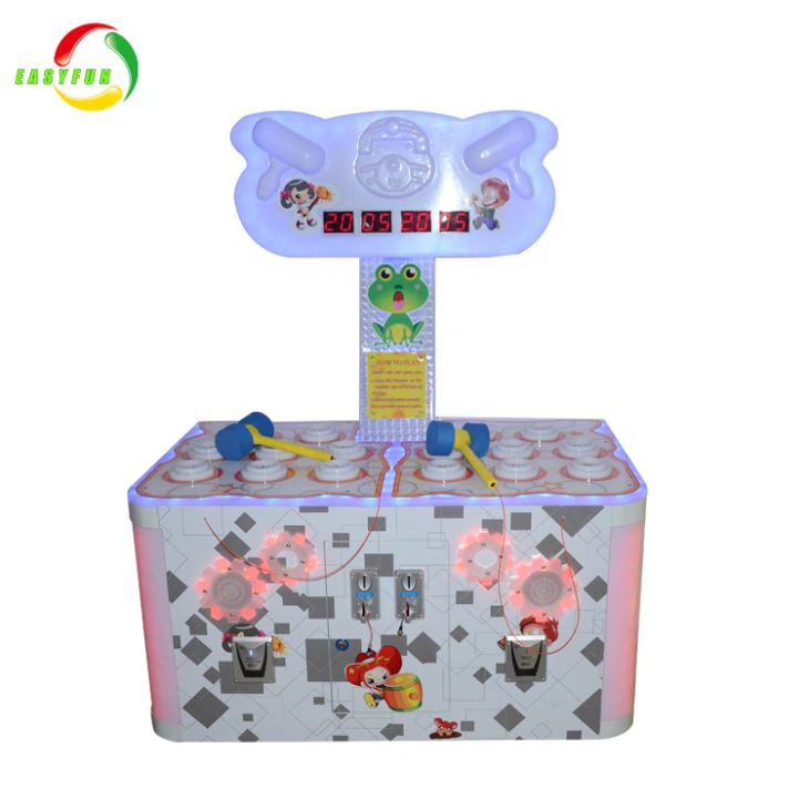 Hitting Frog -- Coin Operated Children Hit Hammer Arcade Game Machine For Kids